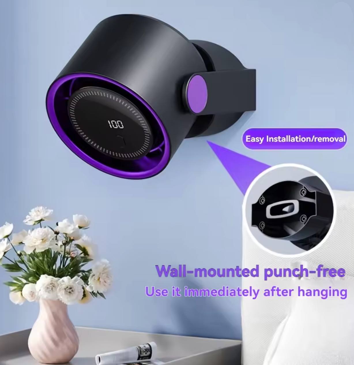 Ultraleiser Tischventilator ohne Rotorblätter – Sicherer & Effizienter Luftkühler für Sommerhitze