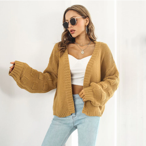 Luxuriöser, langärmeliger und warmer Damenpullover