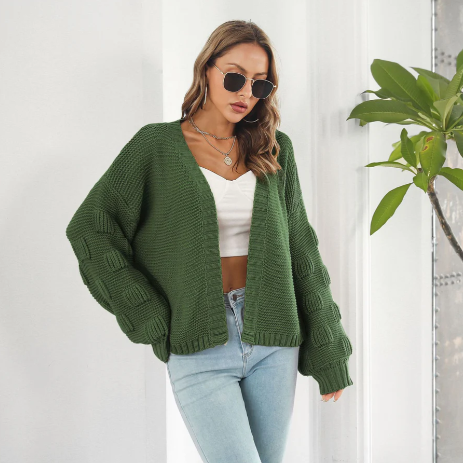 Luxuriöser, langärmeliger und warmer Damenpullover