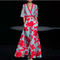 Mia - langes Kleid mit Blumenmuster