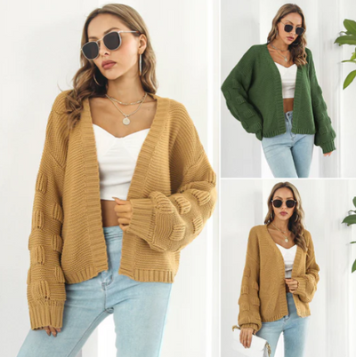 Luxuriöser, langärmeliger und warmer Damenpullover