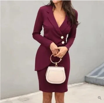 Emily - elegantes Cocktailkleid mit Knöpfen