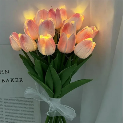 TulipGlow - Tragbares LED-Tulpen-Nachtlicht