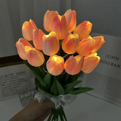 TulipGlow - Tragbares LED-Tulpen-Nachtlicht