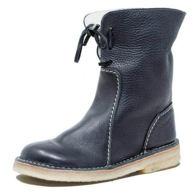 Wasserdichte Damenstiefel aus Fleece mit warmem Wollfutter – ideal für den Winter
