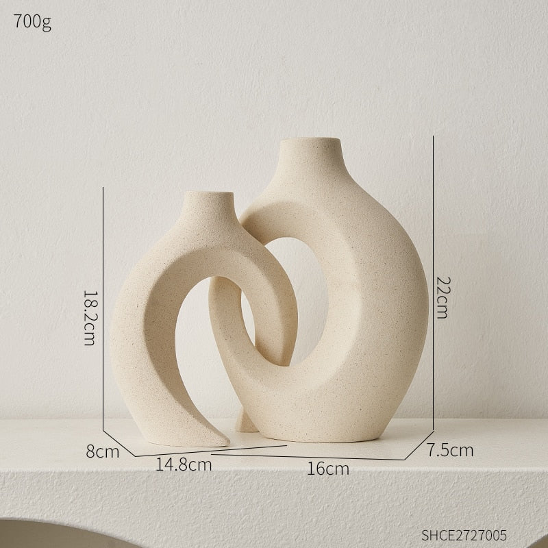 Nordischer Stil - Keramik Vaas