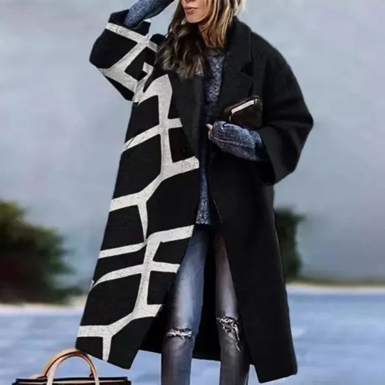 ChicOversized Coat - Stilvoller und bequemer Mantel für jede Gelegenheit