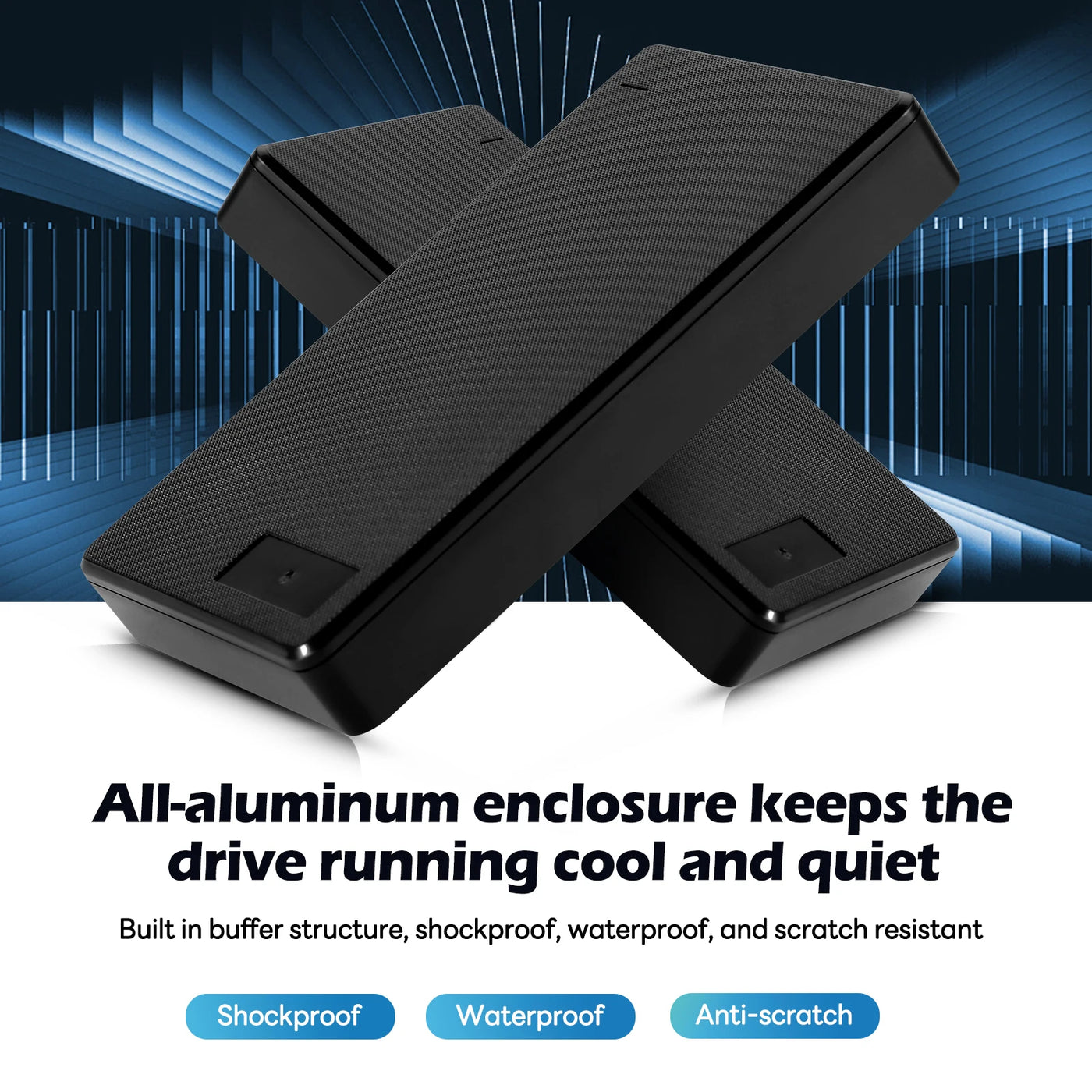 Disco duro externo portátil USB 3.0 (1 TB-5 TB, HDD de alta velocidad para portátiles, PC y consolas)