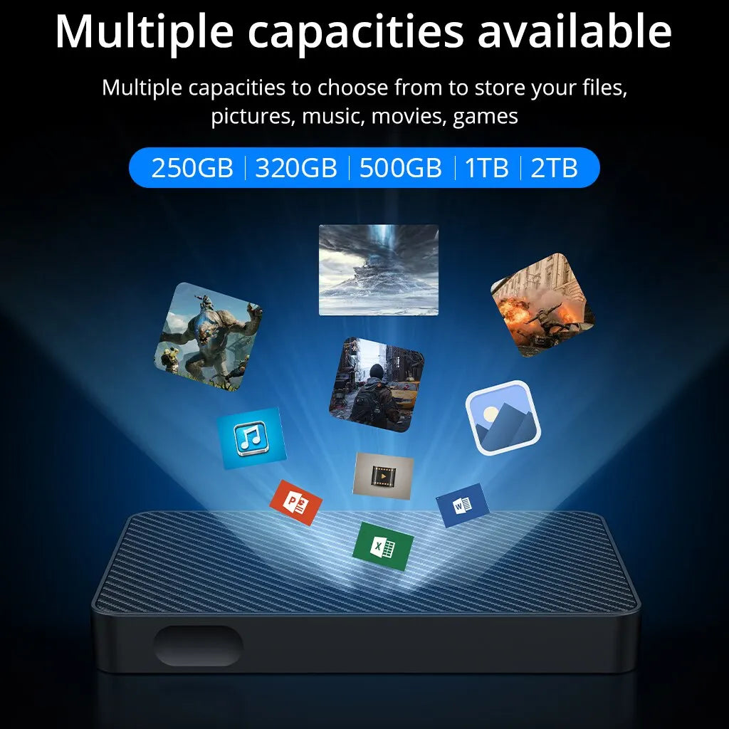 Disco duro externo portátil USB 3.0 de 2,5" (250 GB-1 TB, para PC, portátiles y consolas)