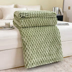 Kariert Weiche Warme Flauschige Samtdecke – Gemütlicher Sofaüberwurf & Bettdecke für Erwachsene, Kinder & Haustiere