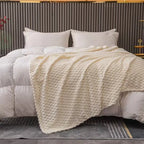 Kariert Weiche Warme Flauschige Samtdecke – Gemütlicher Sofaüberwurf & Bettdecke für Erwachsene, Kinder & Haustiere