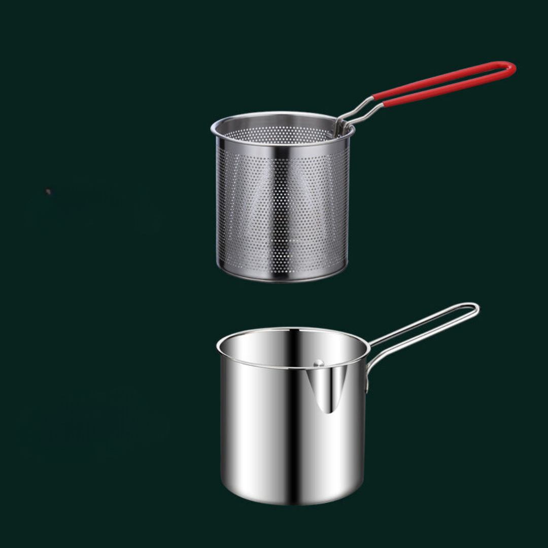 CookPro - Set de freidora compacta con pasta ahorradora de aceite