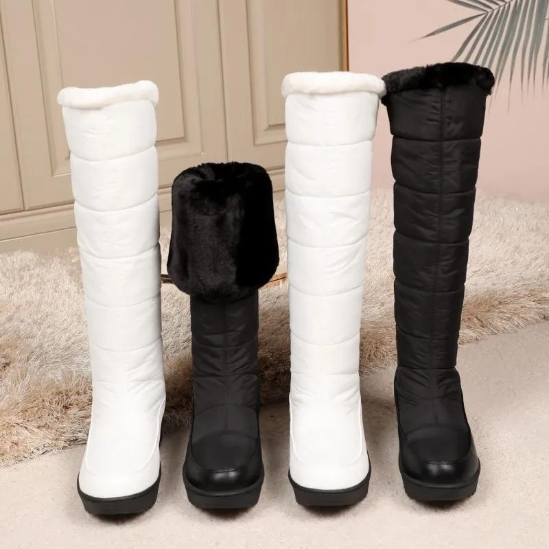 Damen-Winterstiefel mit Fellfutter – kniehoch und warm für verschneite Tage
