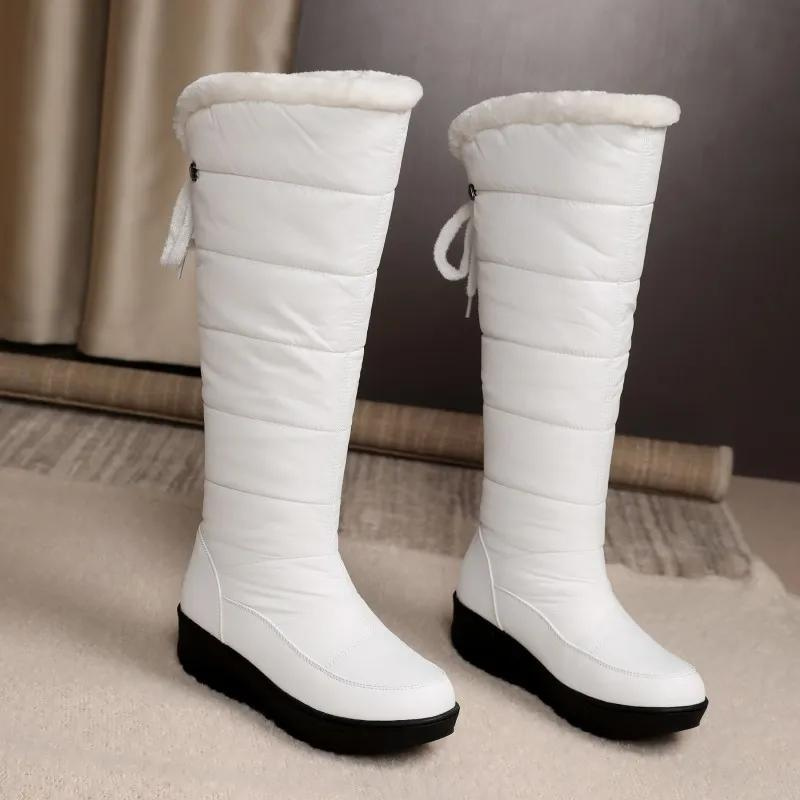 Damen-Winterstiefel mit Fellfutter – kniehoch und warm für verschneite Tage