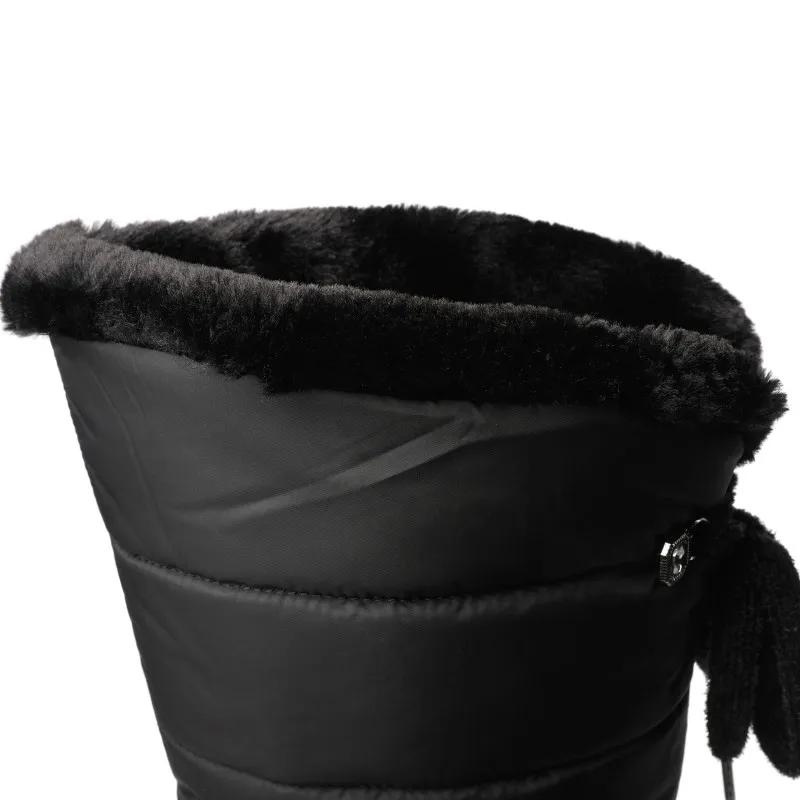 Damen-Winterstiefel mit Fellfutter – kniehoch und warm für verschneite Tage