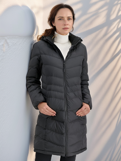 Eva Langer wattierter Mantel - Warm, leicht und wasserabweisend