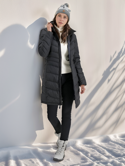 Eva Langer wattierter Mantel - Warm, leicht und wasserabweisend