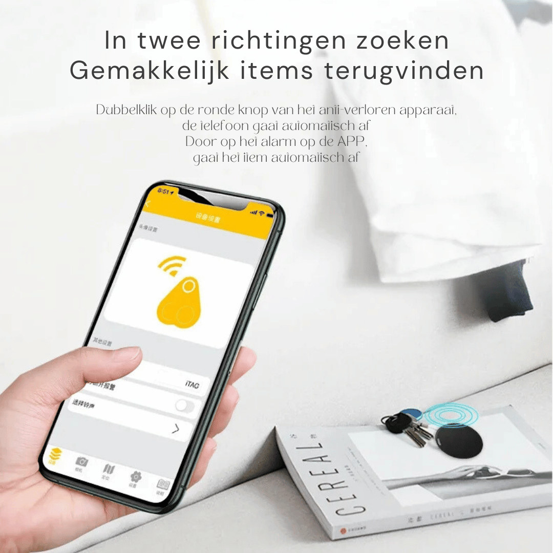 TrackMate Mini GPS Tracker - Solider Schlüssel- und Auto-Tracker