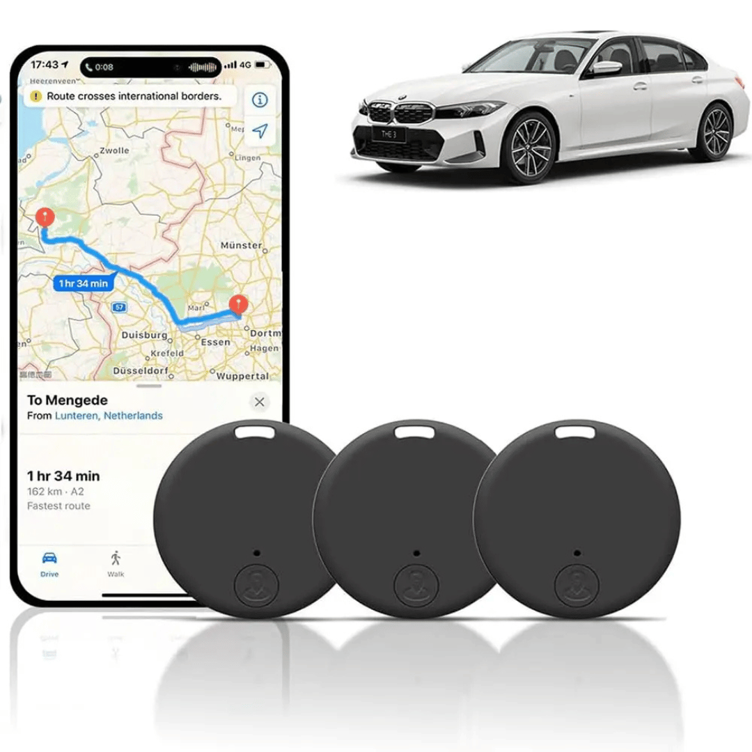 TrackMate Mini GPS Tracker - Solider Schlüssel- und Auto-Tracker