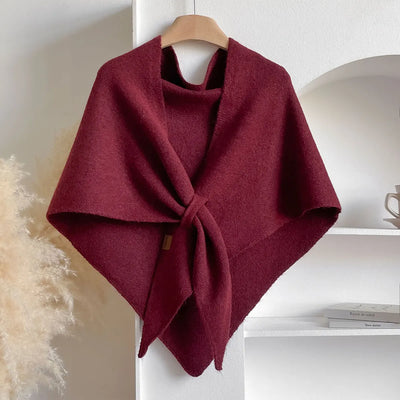 Modischer Dreieckstuch für Damen aus Wollmischung für Herbst und Winter