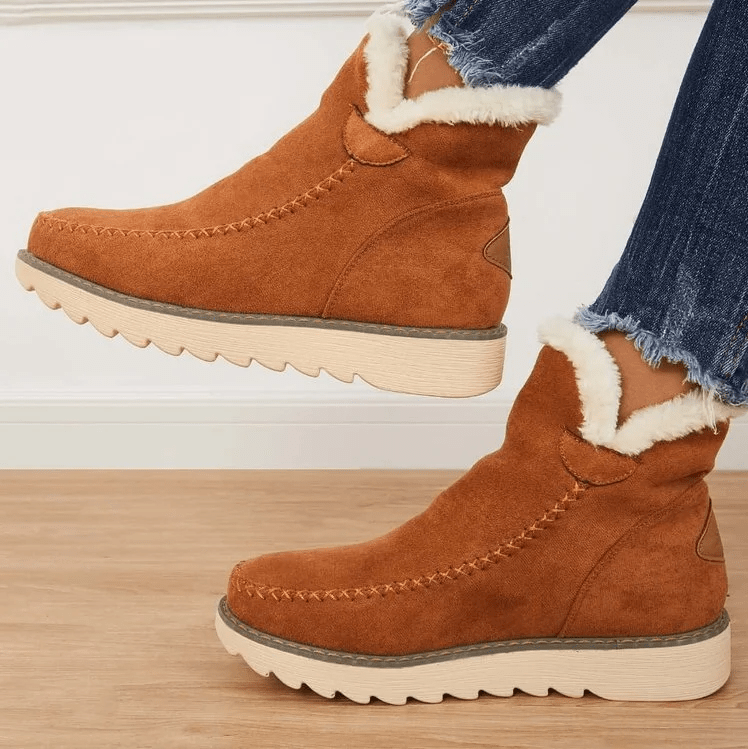 Superbequeme und warme Winterstiefel für Damen – rutschfest und weich gefüttert