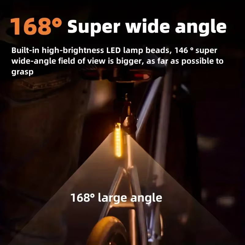 Wiederaufladbares Fahrradrücklicht