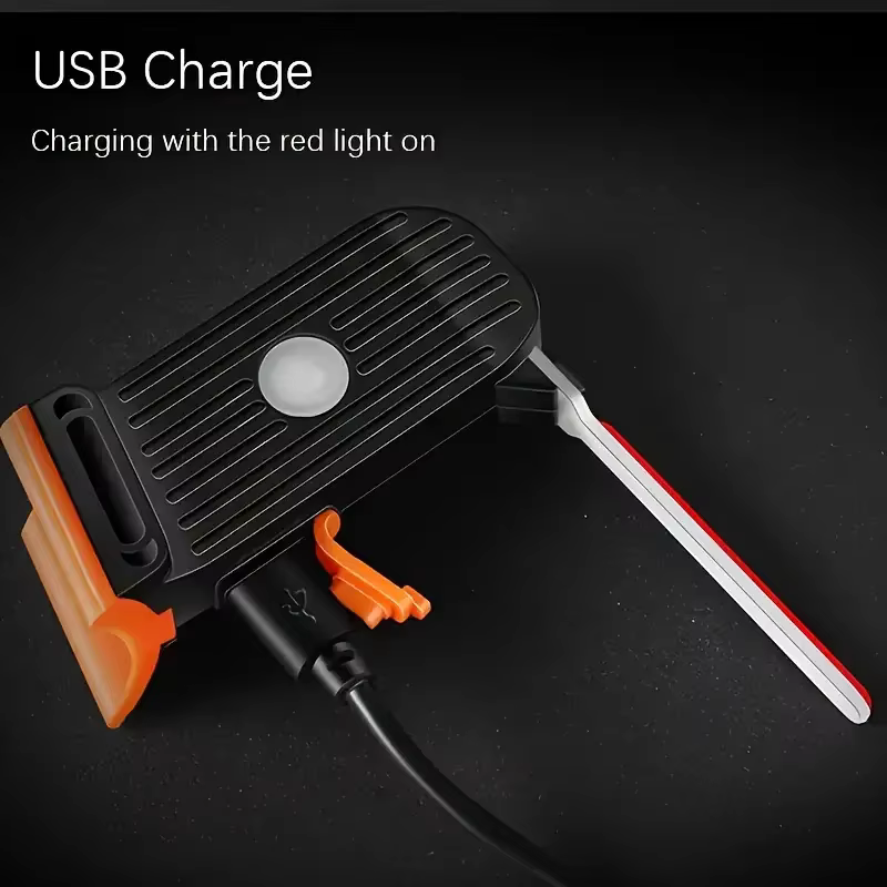 Wiederaufladbares Fahrradrücklicht