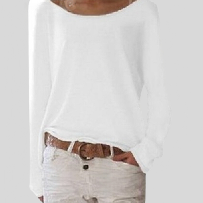 Alexa - Eleganter leichter Pullover mit Rundhalsausschnitt