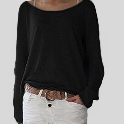 Alexa - Eleganter leichter Pullover mit Rundhalsausschnitt