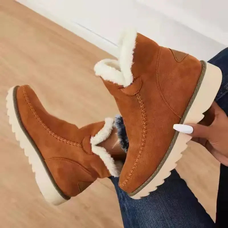 Winterstiefel für Frauen | dicke Sohle, bequem und warm