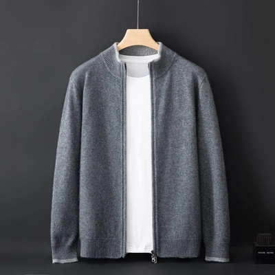 Klassische Strickjacke aus Wolle für Männer