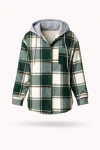 Green Wanderer flannel shirt jacket - comfort and style for every day