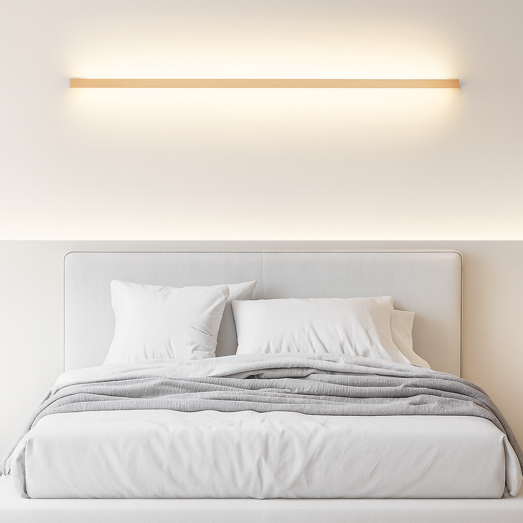 Wandleuchten Minimalistische Holz-LED-Leuchte