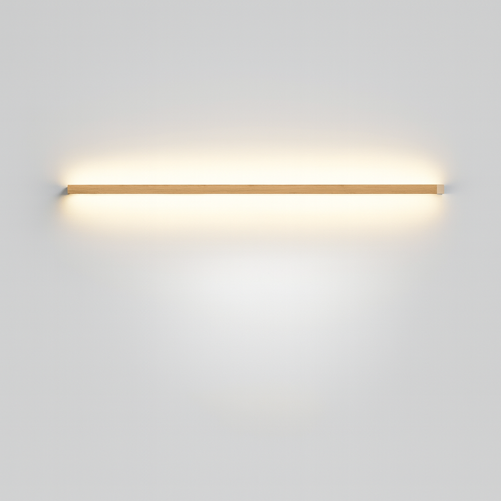 Wandleuchten Minimalistische Holz-LED-Leuchte