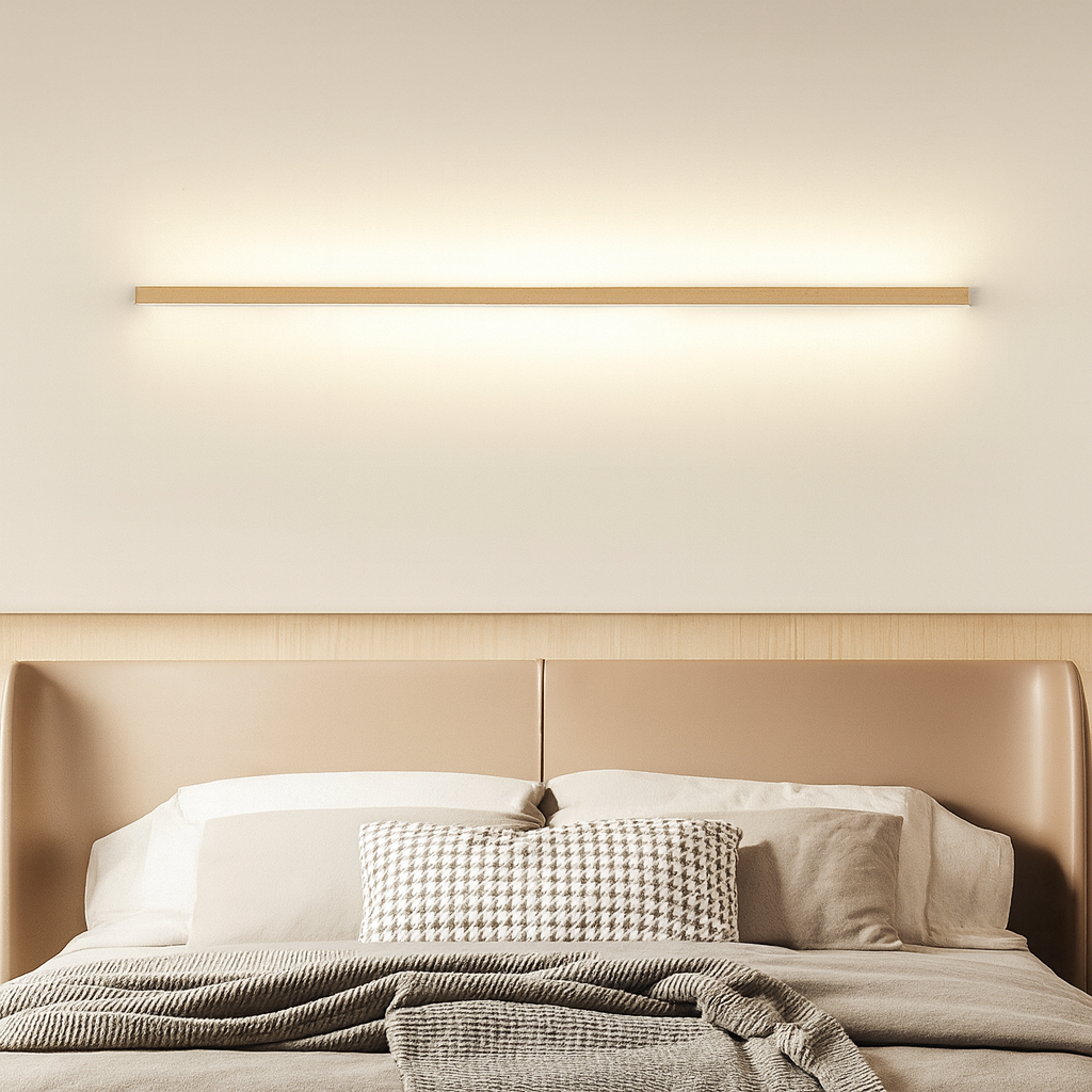 Wandleuchten Minimalistische Holz-LED-Leuchte