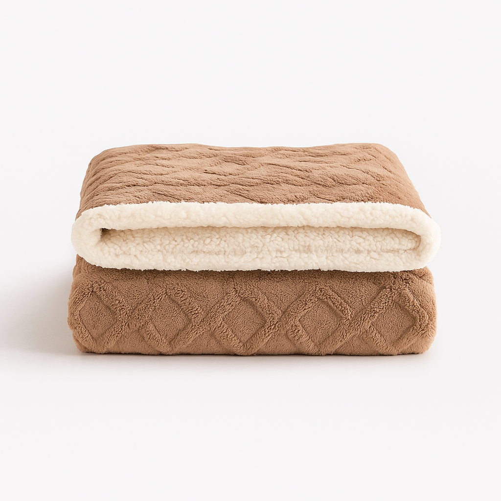 Brown winter blanket