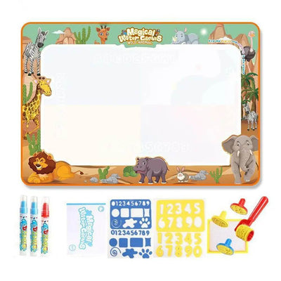 Magische Wasser-Zeichen-Matte Montessori-Spielzeug-Wasser-Kritzeln-Matte