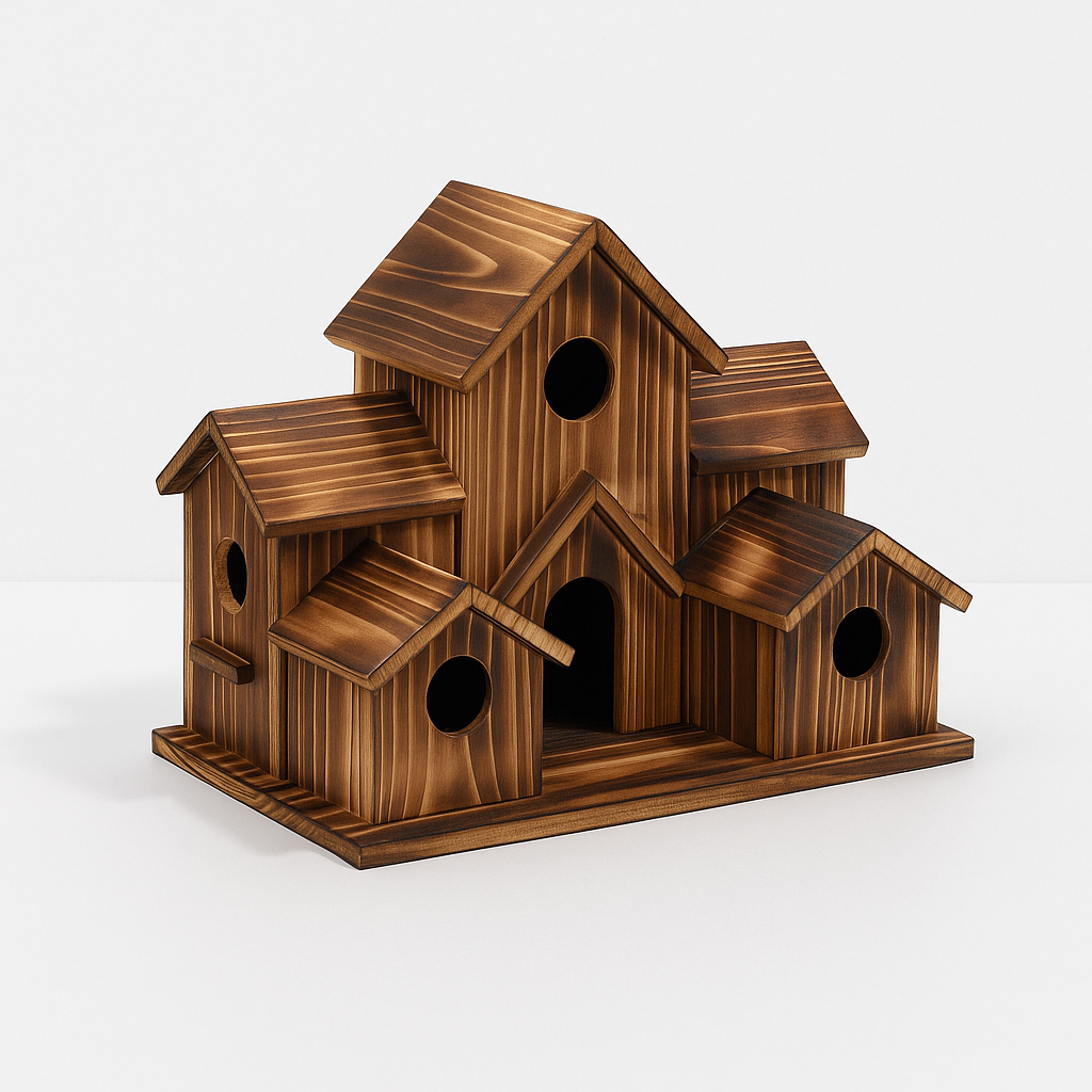 Functional Wooden Birdhouse