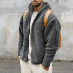 Men's fleece winter jacket