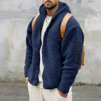 Men's fleece winter jacket