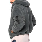 Men's fleece winter jacket