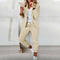 Valor | taillierter Blazer und bequeme Hose mit Kordelzug