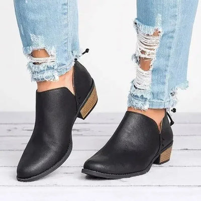 Knöchelhohe Stiefel Für Damen | Schlupfstiefel