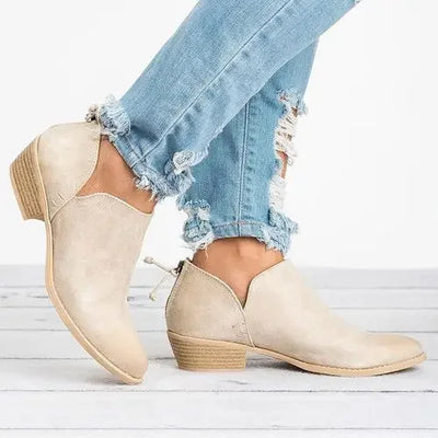 Knöchelhohe Stiefel Für Damen | Schlupfstiefel