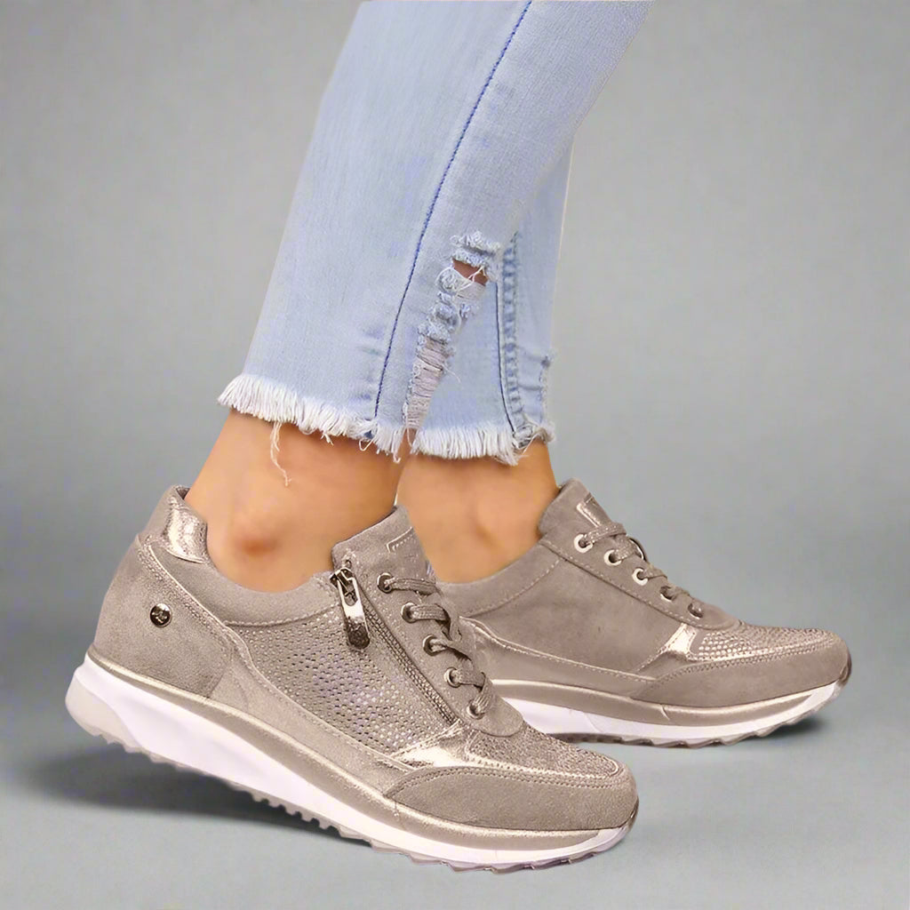 Freizeit-Sneaker für Damen | Fußgewölbeunterstützung, bequeme Passform