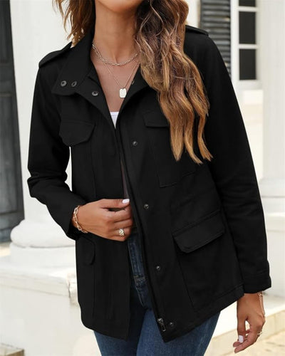 Leichte Damen Utility Jacke | Lässige Taillenlänge