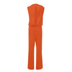 Damen Jumpsuit mit weitem Bein | Eine Schulter Elegant