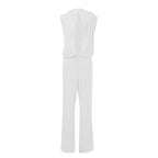 Damen Jumpsuit mit weitem Bein | Eine Schulter Elegant