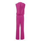 Damen Jumpsuit mit weitem Bein | Eine Schulter Elegant