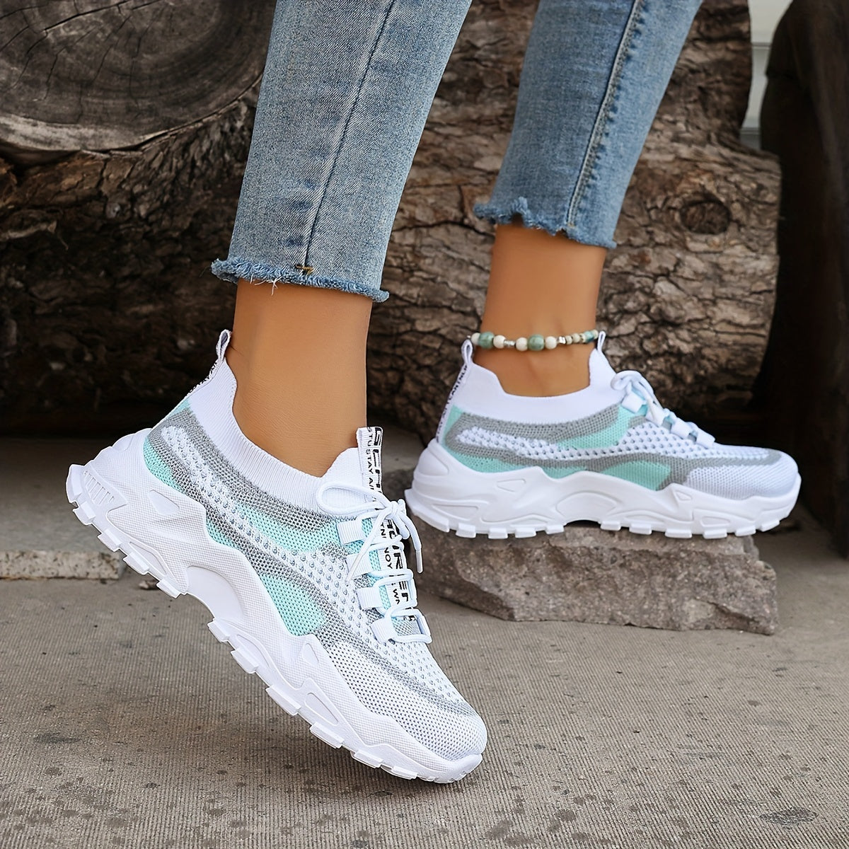 Casual Sneakers für Frauen - flexibel und atmungsaktiv für jeden Tag